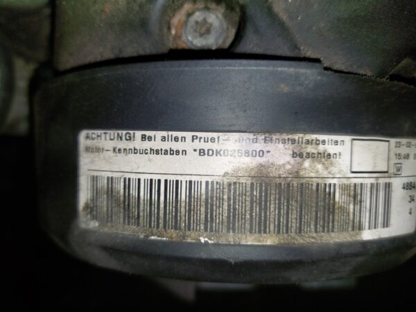 Motor fara anexe 2.0 SDI Vokswagen Skoda cod motor BDK