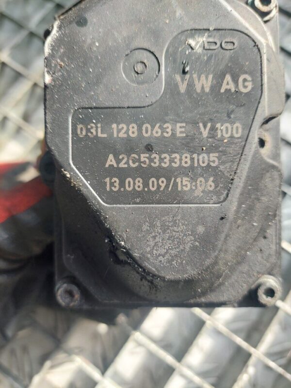 Clapeta acceleratie Seat Audi Volkswagen 2.0 tdi cod 03L128063E V100