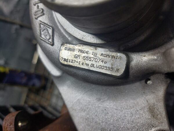 Turbina Opel Insignia Astra 2.0 CDTI cod motor A20DTH cod 55570748