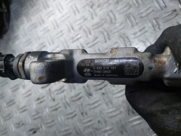Rampa injectie cu regulator Hyundai Kia 1.7 CRDI cod 31400-2A420 cod motor D4FD