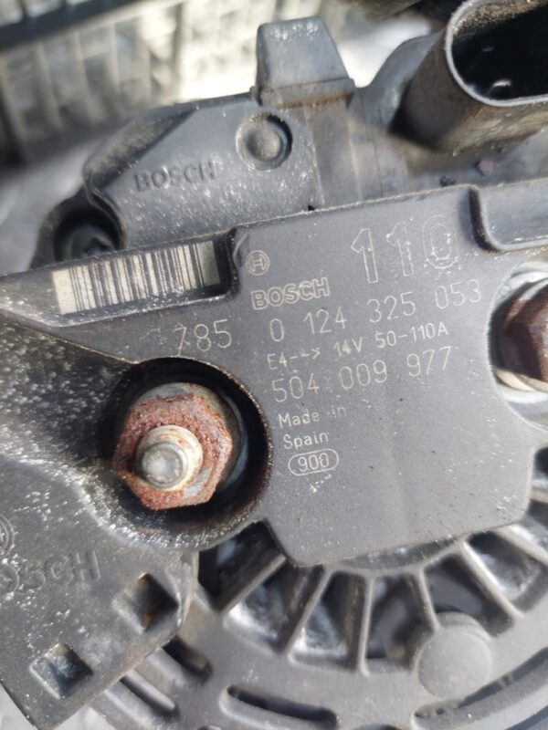 Alternator 2.3 HPI Iveco Daily euro 3 cod 0124325053  504009977 110A