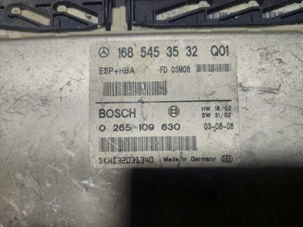 Calculator ABS MERCEDES A-CLASS (W168) 2002 cod 1685453532 0265109630