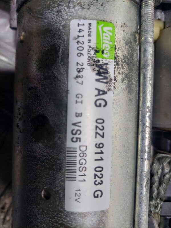 Electromotor  Volkswagen Audi Skoda 2.0 FSI BVY cod 02Z911023G Valeo