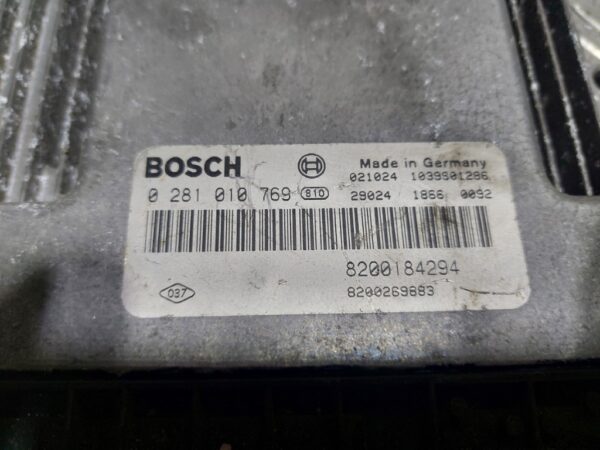 ECU calculator motor Renault Megane 1.9 DCI 0281010769 8200184294  8200269883