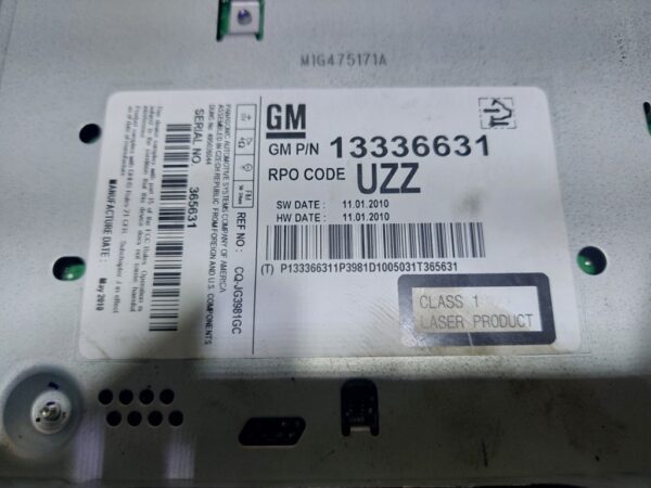 Unitate Radio Cd Opel Meriva opel Insignia cod 13336631