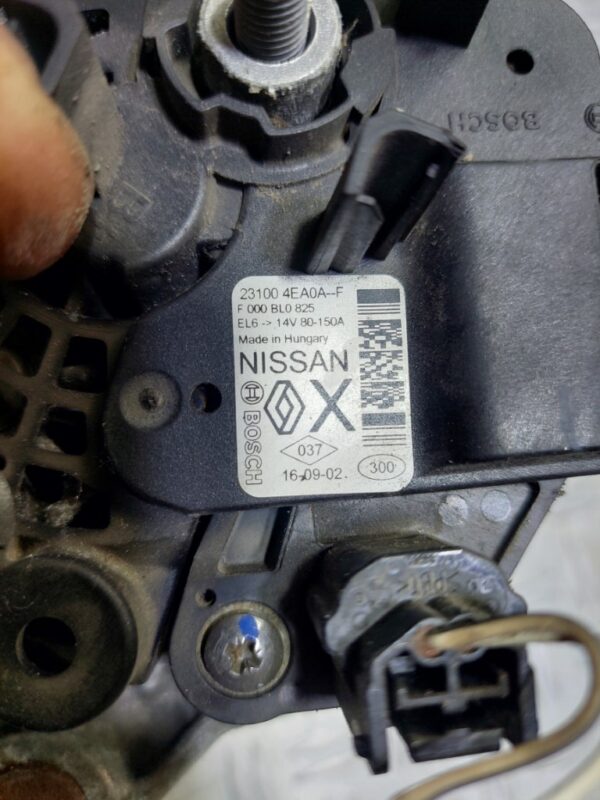 Alternator Renault Nissan 1.5dci euro 6 K9K646 cod 231004EA0A