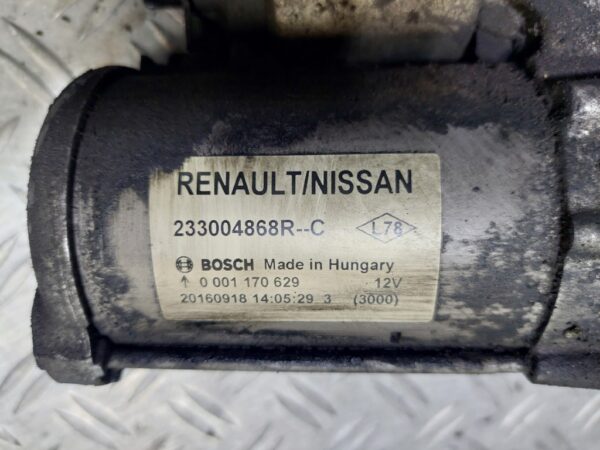 Electromotor Renault Nissan 1.5dci euro 6 K9K646 cod 233004868R