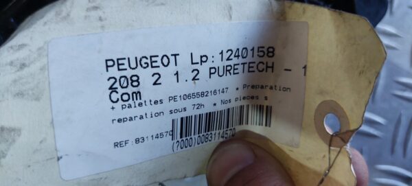 Bloc manete semnalizare stergator parbriz tempomat padele spira Peugeot 3008 cod 96756731ZD