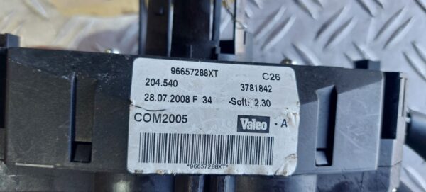 Bloc lumini cu manete si spira airbag Peugeot 207 2006 cod 96657288XT
