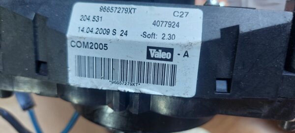 Bloc lumini cu manete si spira airbag Peugeot 207 cod 96657279XT