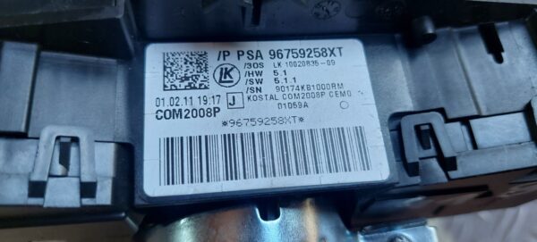 Bloc lumini cu manete si spira airbag Citroen C4 cod 96759258XT