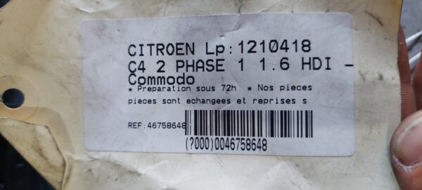 Bloc lumini cu manete si spira airbag Citroen C4 cod 96759258XT