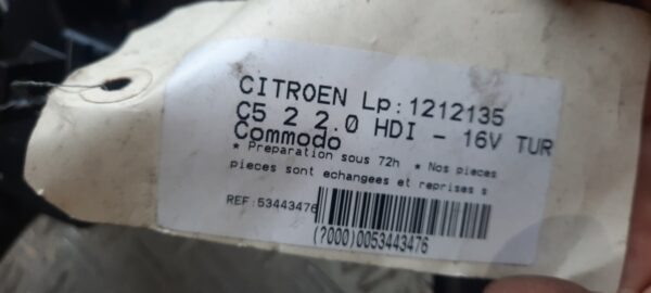 Bloc lumini cu manete Citroen C5 cod 96655323XT