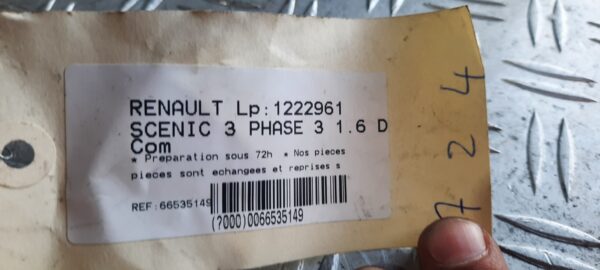 Bloc lumini cu manete si spira airbag Renault Scenic 2013 cod 255670019R