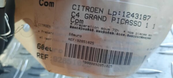 Bloc lumini cu manete padele Citroen C4 cod 96644965XT