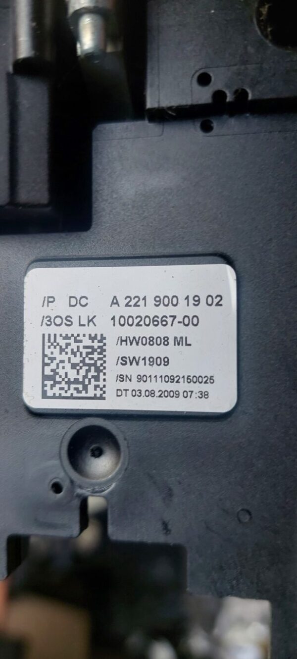 Bloc lumini cu manete si spira volan Mercedes S-Class 221 Cod A2219001902