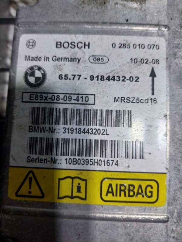Calculator airbag Bmw 3 E90 2.0 d cod 918443202 / 0285010070