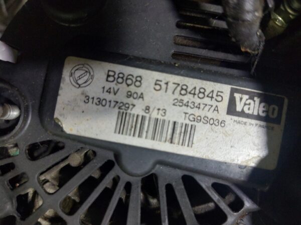 Alternator Fiat Grande Punto 1.3 JTD cod motor 199A9000 cod 51784845