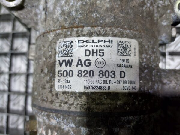 Compresor clima AC Seat Leon 3 1.6 TDI cod motor CRK cod 5Q0820803D