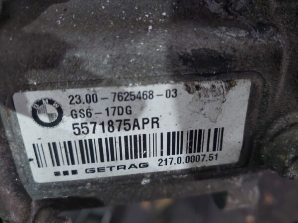 Cutie viteze manuala 6 trepte BMW Seria 3 E90 2.0d cod motor N47D20C cod GS6-17DG