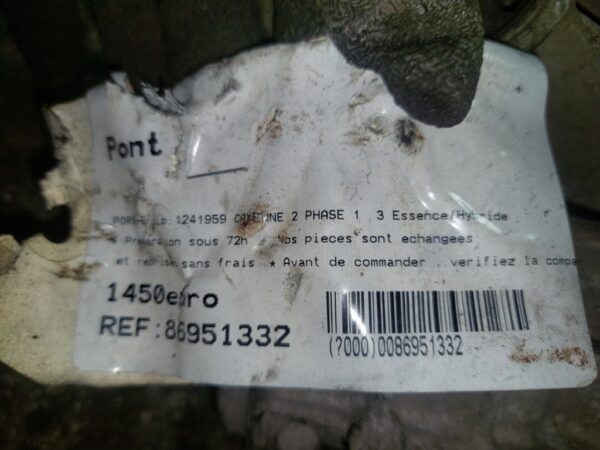 Diferential spate Porsche Cayenne faza 2 3.0 benzina Hybrid cod 4460310091