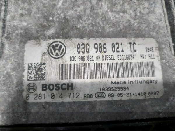 Calculator motor ECU Skoda Octavia 2 2.0 TDI cod motor BKD cod 03G906021TC
