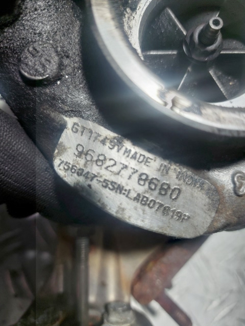 20260214_143218 Turbina Peugeot 407 2.0 HDi 136 cp cod motor RHR cod 9682778680