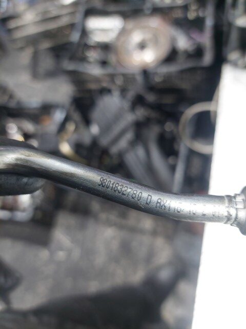 Conducta tur ulei turbina Peugeot 308 1.2 THP cod motor HN01 cod 9801832780