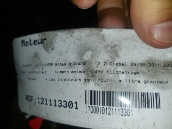 Motor fara anexe Peugeot Boxer 2.2 HDI cod 4HV 4HU euro 4