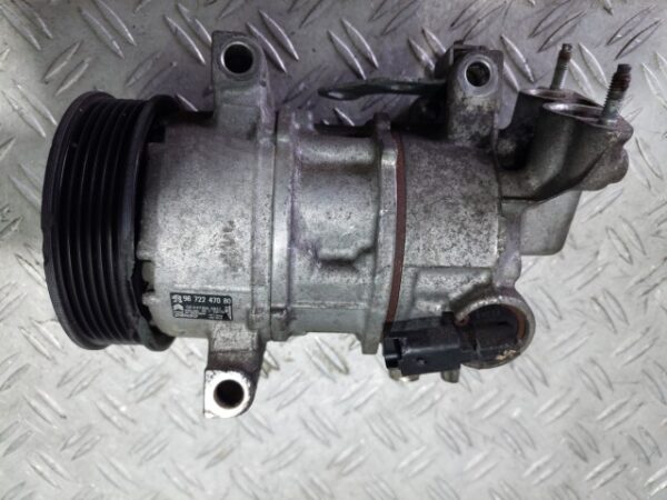20260813_165459 Compresor clima AC Peugeot 208 1.0 VTI 68 CP motorizare ZMZ ZM01 cod 9672247080