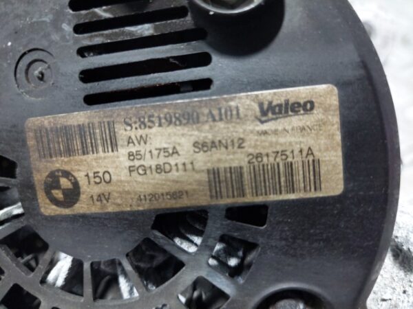 Alternator BMW Seria 1 F20 2.0D motorizare N47D20C cod 8519890