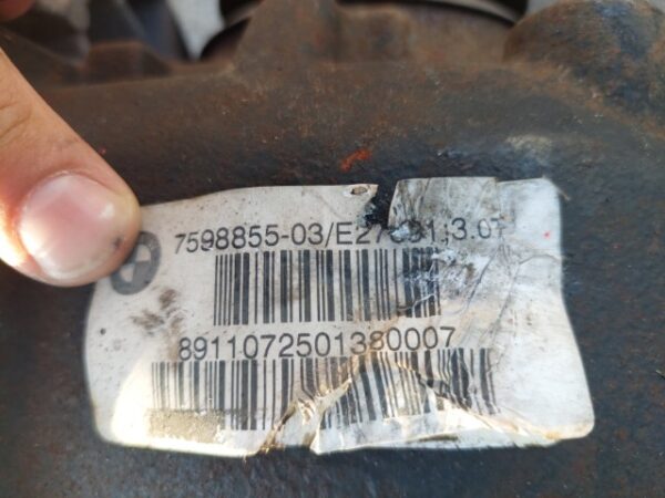 Diferențial spate BMW Seria 3 E90 E91 2.0D motorizare N47D20C cod 7598855-03 3.07